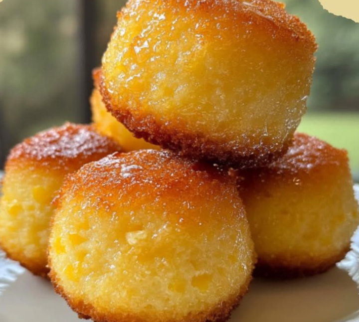 Southern-Style Honey Butter Cornbread Poppers