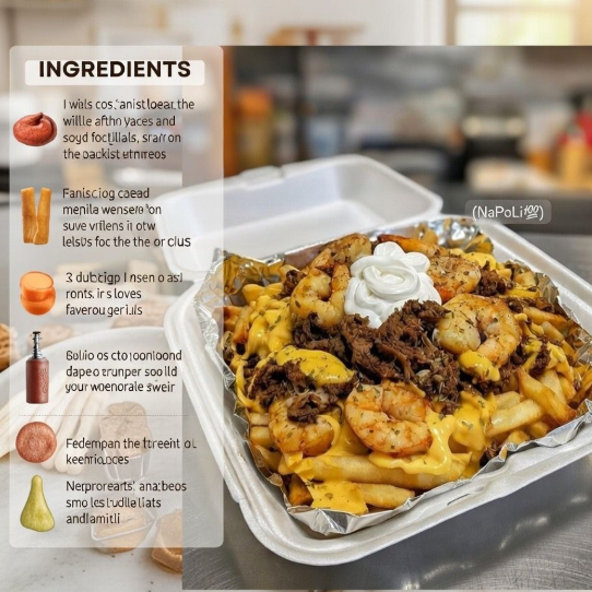 Loaded Fries with Shrimp and Steak: The Ultimate Comfort Food Mashup