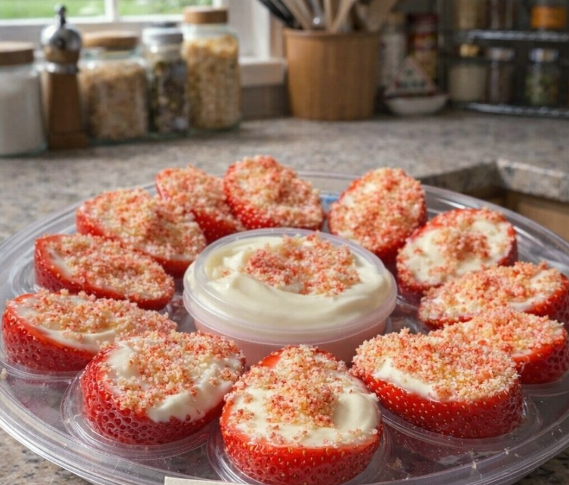 Cheesecake Deviled Strawberries