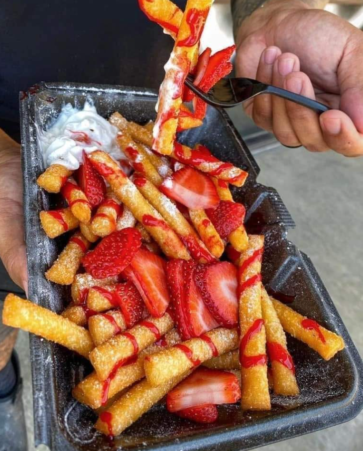 Cinnamon-Sugar Fries with Strawberries & Cream: A Dessert You’ll Crave All Year